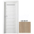 PORTA Doors SET Rámové dvere VERTE PREMIUM D.1 skloMat, 3Dfólia Dub Matný + zárubeň