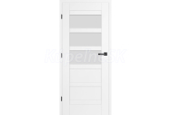 ERKADO set AZALIA 3 rámové dvere presklené, fólia Premium Biela +Zárubňa