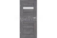 ERKADO set MAGNÓLIA 5 rámové dvere presklené, fólia Premium Jaseň Grafit +Zárubňa