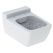 Geberit Xeno2 Závesné WC hlboké splachovanie, Rimfree, 35x54cm, Biele/KeraTect