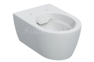 Geberit iCon Závesné WC hlboké splachovanie, Rimfree, 35,5x53cm, Biele/KeraTect