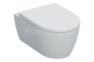 Geberit iCon Závesné WC hlboké splachovanie, Rimfree, 36x53cm, Biele + sedátko