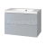 Mereo Aira, kúpeľňová skrinka s umývadlom z liateho mramoru 81 cm, šedá