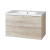 Mereo Aira, kúpeľňová skrinka s umývadlom z liateho mramoru 101 cm, dub Kronberg