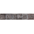 Rako CONCEPT WLAH5013 listela ( Monopoli ) šedá 25x4,5x0,7cm, 1.tr.
