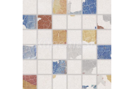 Rako BETONICO mozaika set 30x30cm 5x5cm, Viacfarebná matná, rektifikovaná WDM06796, 1.tr.