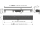 ALCA Simple-Podlahový žľab s okrajom pre perforovaný rošt, čierna-mat APZ10BLACK-950M