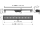 ALCA Simple-Podlahový žľab s okrajom pre perforovaný rošt, mosadz APZ10BLACK-550BRASS