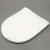 ArtceramFILE sedátko Slim, pomaly sklopné, odnímateľné Biele