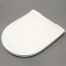 ArtceramFILE sedátko Slim, pomaly sklopné, odnímateľné Biele
