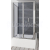 Polysan DEEP sprchové dvere šírka 100 cm skladacie, číre sklo