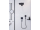 Hansgrohe ShowerSelect podomietkový termostat-ovládanie 2 spotrebiče,čierny chróm