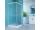 Mereo Kora sprchový set: obdĺžnikový kút 90x80 cm, biely ALU, sklo Grape, vanička, sifón