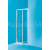 Hopa ZAMORA Sprchové dvere zalamovacie 80x185 cm rám Chróm Al, sklo číre 6mm