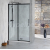 Polysan ALTIS LINE BLACK sprchové dvere 1170-1210mm, výška 2000mm, sklo 8mm