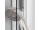 Ronal PUR PDT4 Bočná stena L-kovanie - ATYP š.30-100 cm,Chróm/Sklo Číre,1x vzpera