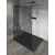 Gelco VARIO BLACK Walk-in sprchová zástena do priestoru, dymove sklo, 800 mm+2x vzpera