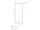 Cersanit LARGA Walk-In sprchový kút k stene 100x200, Chróm, Číre sklo+vzpera S932-136