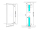 Polysan ARCHITEX LINE Walk-in kalené číre sklo, L 700 - 1000 mm, H 1800-2600 mm