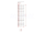 Siko Anima Oliver Radiátor kombinovaný rebrík do kúpeľne 151x75 cm biela