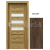 PORTA Doors SET Rámové dvere KONCEPT H3, sklo Matné, 3D fólia Dub Južný + zárubňa