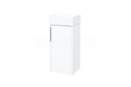 Mereo Vigo, kúpeľňová skrinka s keramickým umývadlom, 33 cm, bílá