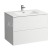 Laufen PRO S umývadlová skrinka 80x50cm s umývadlom Slim,1 otv.pre bat.,2 zásuvky,BielaMat