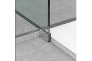 Glass Profile TGU/12 profil pre uchyt.skla elox. hliník 270cm, 12mm sklo, stena/podlaha