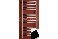 PMH Laveno kúpeľňový radiátor 1210/600 (v/š), oblý, 470 W, čierna lesklá