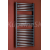 PMH Marabu kúpeľňový radiátor 1233/450 (v/š), oblý, 406 W, čierna lesklá