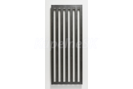 PMH Darius kúpeľňový designový radiátor 1200/600 (v/š), 512 W, čierna lesklá