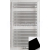 PMH Savoy kúpeľňový radiátor 1210/480 (v/š), rovný, 498 W, čierna lesklá