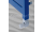 Kúpeľňový radiátor, rebríkový, rovný, s profilmi, š. 600 v. 930 mm, biely