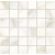 Rako CAVA rektrifikovaná hladká matná mozaika 30x30 cm Biela
