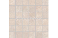 Rako LAMPEA retrifikovaná hladká matná/lesklá mozaika 30x30 cm Béžová