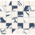 Rako LINT retrifikovaná hladká matná/lesklá mozaika 30x30 cm Modrá