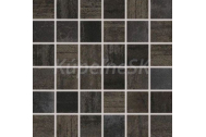 Rako RUSH retrifikovaná hladká matná/lesklá mozaika 30x30 cm Čierna
