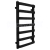 Jellow MISAKI DUO kúpeľnový rebríkový radiátor 142x54 cm 613 W oblý Čierna matná