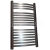 Jellow YOSHIKO kúpeľnový rebríkový radiátor 135x48 cm 548 W oblý Čierna