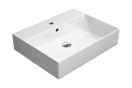 GSI KUBE X keramické umývadlo na dosku 60x47 cm, biela ExtraGlaze