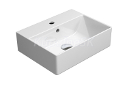 GSI KUBE X keramické umývadlo na dosku 45x35 cm, biela ExtraGlaze