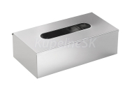 Gedy Kleenex box závesný, 250x75x130 mm, brúsený nerez