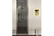 Gelco ANTIQUE krídlové sprchové dvere do niky 80 cm,sklo Číre,Pravé,rám svetlý Bronz