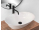 REA ROMA keramické umývadlo na dosku 56x40 cm Biele lesklé U5600