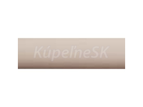 JASMÍN-Krémová ukončovacia lišta, hranatý L profil PVC, pre obklad 10 mm