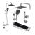 Rea ROB sprchový set s termostatom,bid.sprškou,ruč.sprcha,hl.sprcha,brús. Nikel P6624