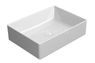 GSI KUBE X keramické umývadlo na dosku 50x37 cm, biela ExtraGlaze