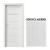 PORTA Doors SET Rámové dvere VERTE G.1 so sklom, 3D fólia Borovica Andersen + zárubeň