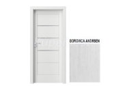PORTA Doors SET Rámové dvere VERTE G.3 so sklom,3D fól Borovica Andersen + zárubeň