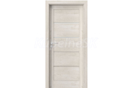 PORTA Doors SET Rámové dvere VERTE G.2 so sklom, 3D fólia Dub Škandinávsky + zárubeň